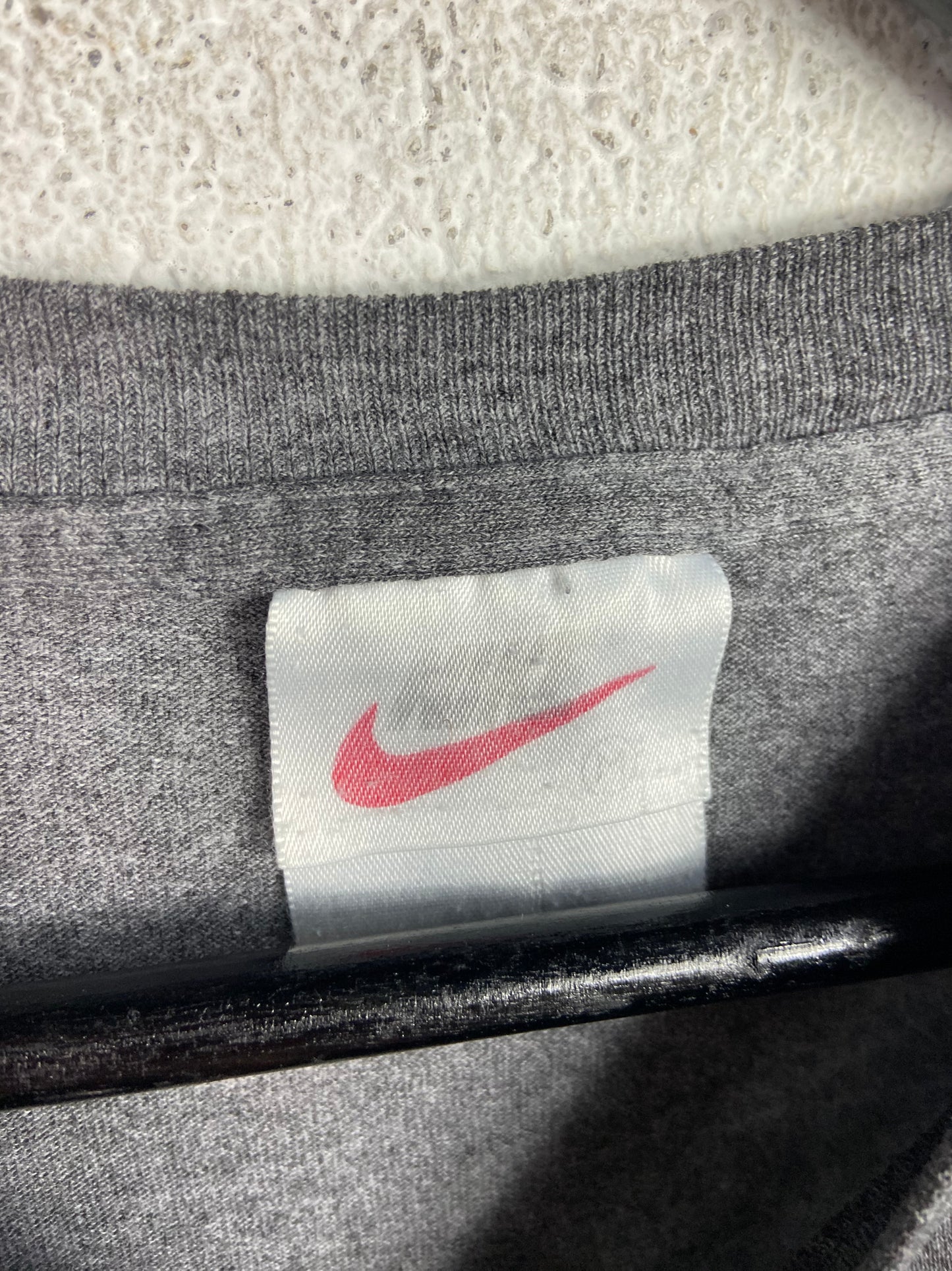 VTG Nike Mini Swoosh Grey Tee Sz M