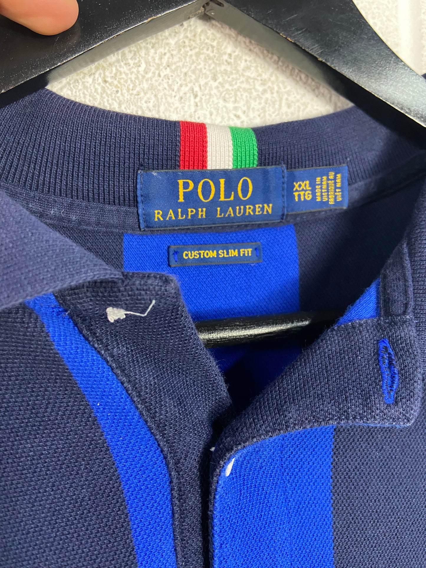 Y2K Polo Ralph Lauren FC Italia Jersey Polo Sz XXL