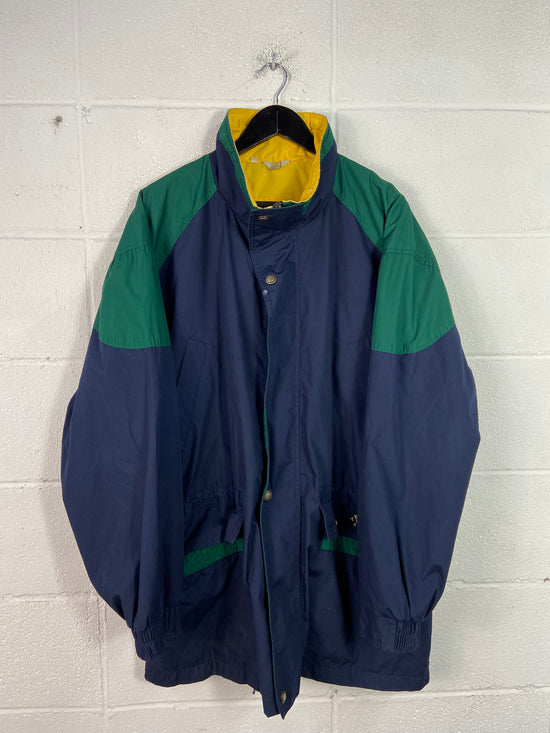 Y2K Perry Ellis Windbreaker Sailing Jacket Sz L/XL