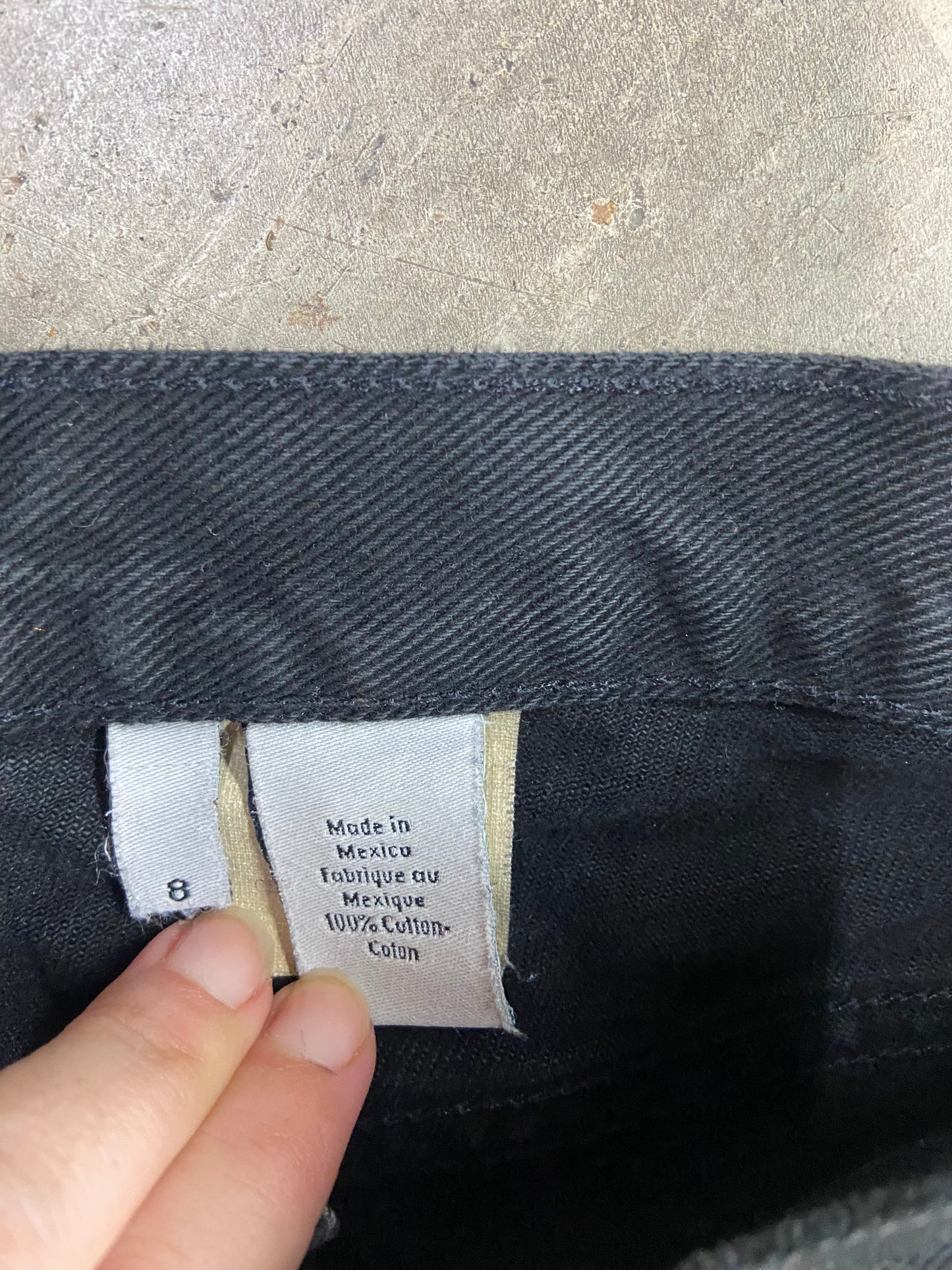 VTG Calvin Klein Black Jeans Sz 30x32