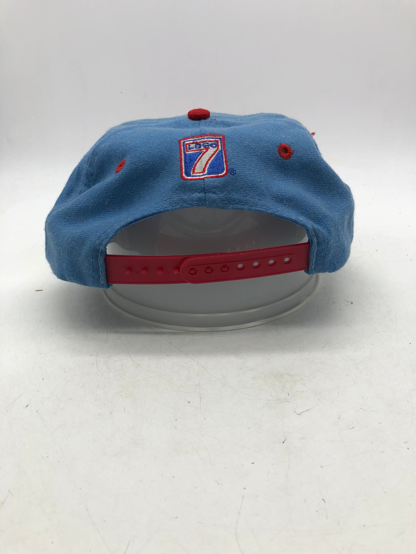 VTG Houston Oilers Spellout Logo 7 Snapback Hat