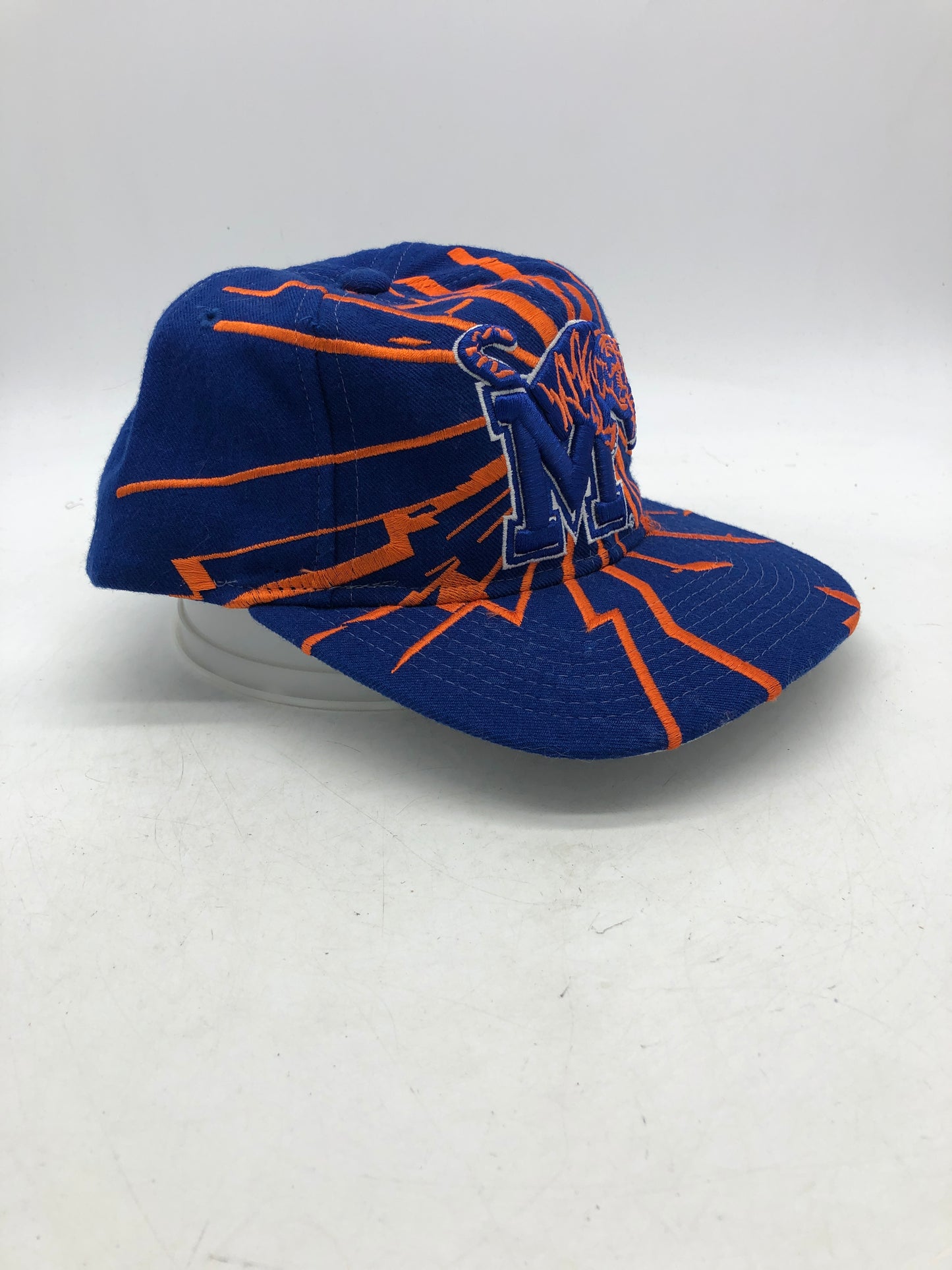 VTG 90s Memphis Tigers Shockwave Collision Starter Snapback Hat