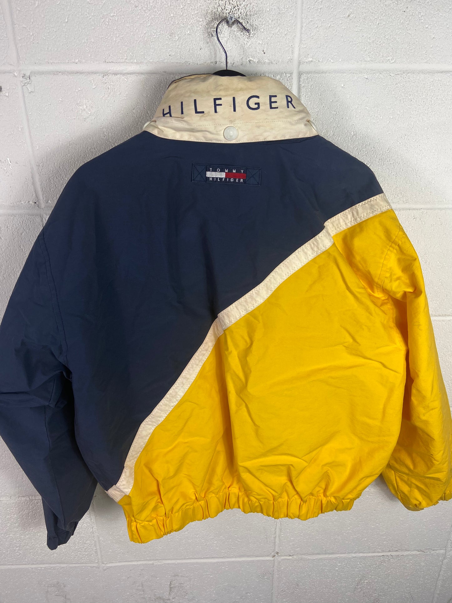 VTG Tommy Hilfiger Hooded Rain Jacket Sz L