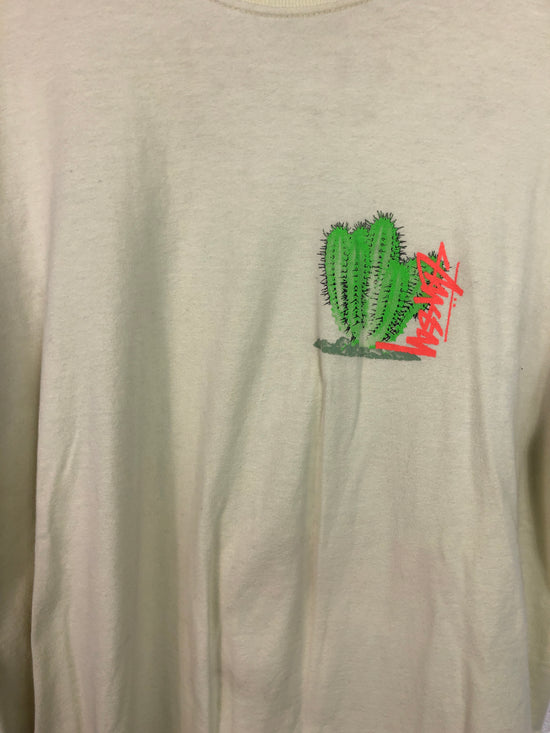 Preowned Stussy Cactus Tee Sz L