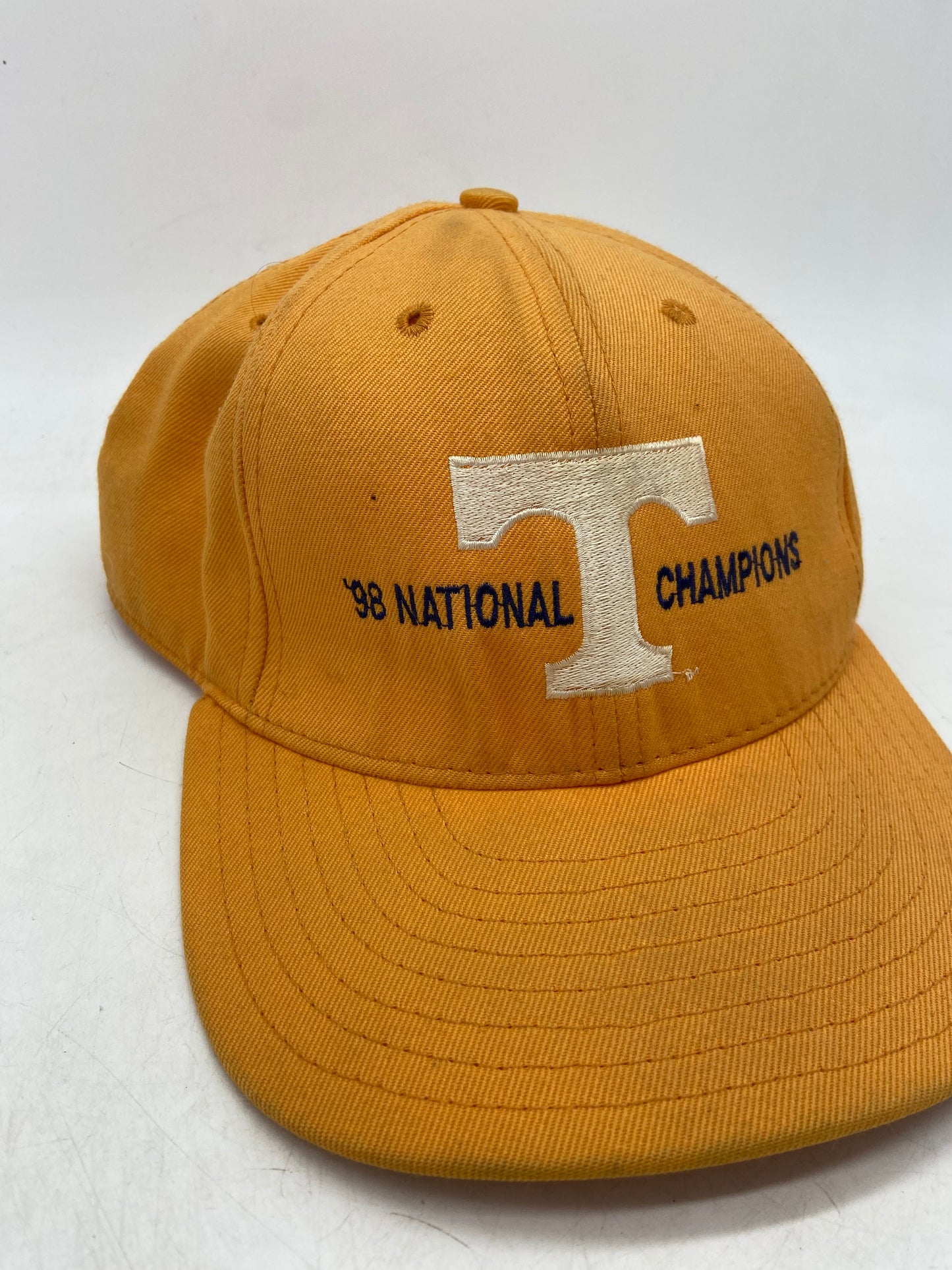 VTG 1998 Tennessee Vols National Champs Faded Strapback Hat