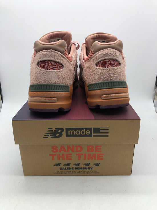 Preowned New Balance 990v2 Salehe Bembury Sand Be The Time Sz 12M/13.5W M990SB2