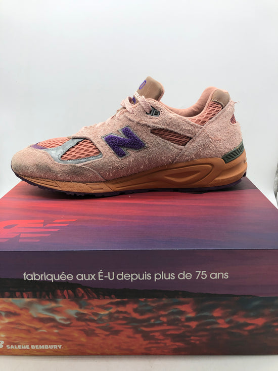 Preowned New Balance 990v2 Salehe Bembury Sand Be The Time Sz 12M/13.5W M990SB2