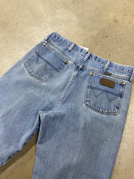 VTG Wrangler Cowboy Cut Denim Pants Sz 36x34