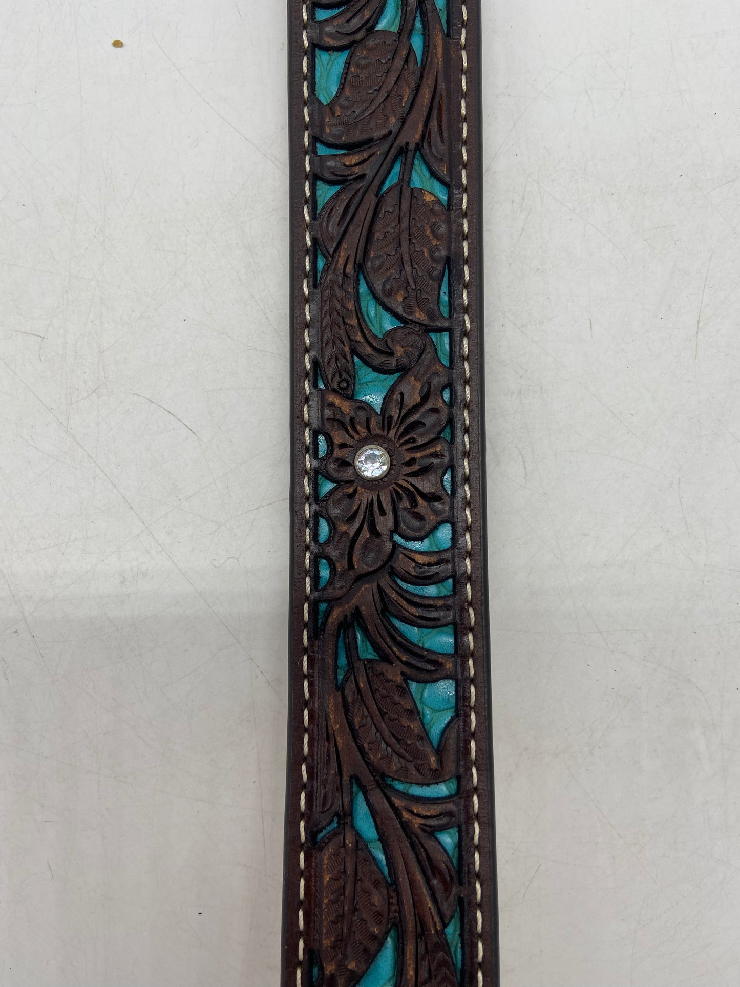 Ariat Turquoise Leather  Belt Sz 28W