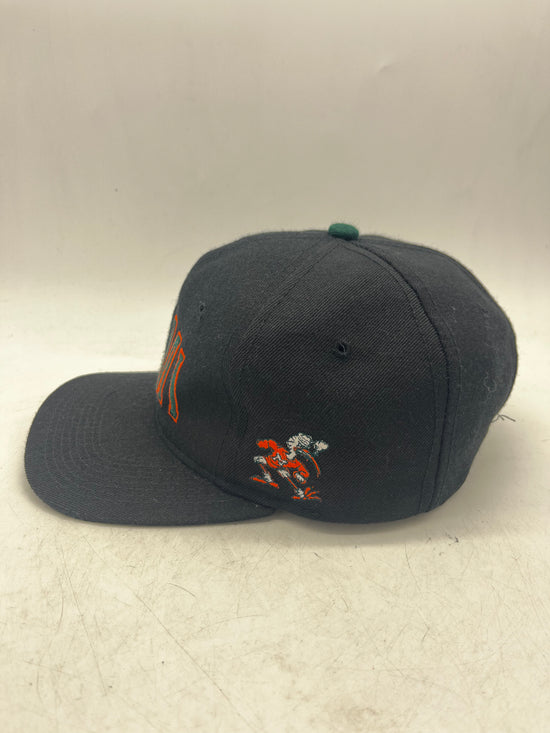 VTG Miami Hurricanes Wool Arch Youngan Snapback