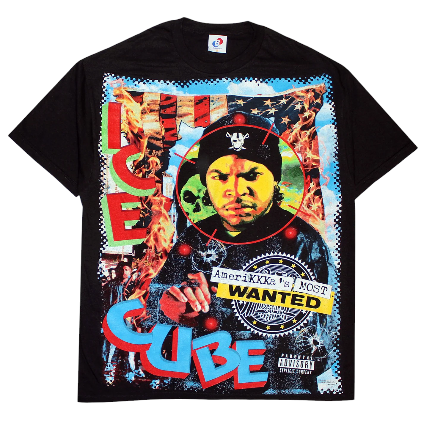 Backstock Co.  Ice Cube AmeriKKKa's Most Wanted Orig. Fan art shirt