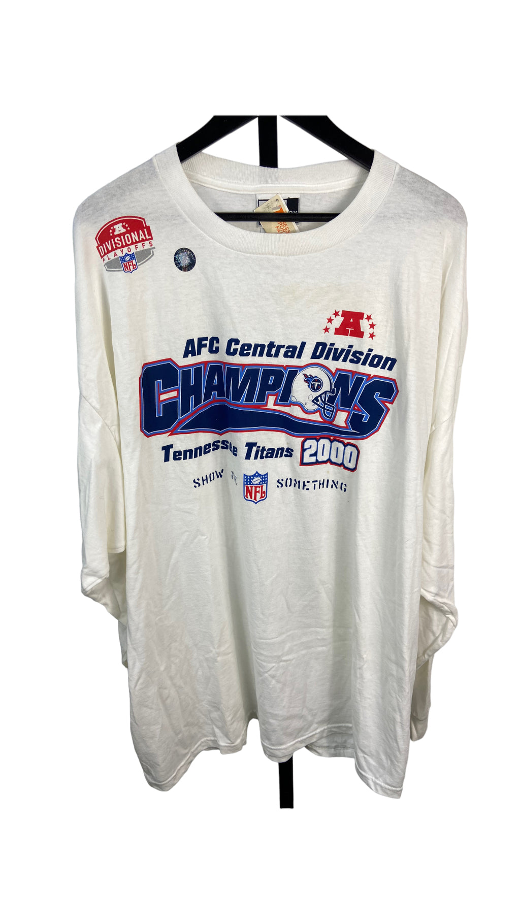 Tennessee Titans AFC Central Champs Show Me Something Tee Sz XXL – Music  City Vintage