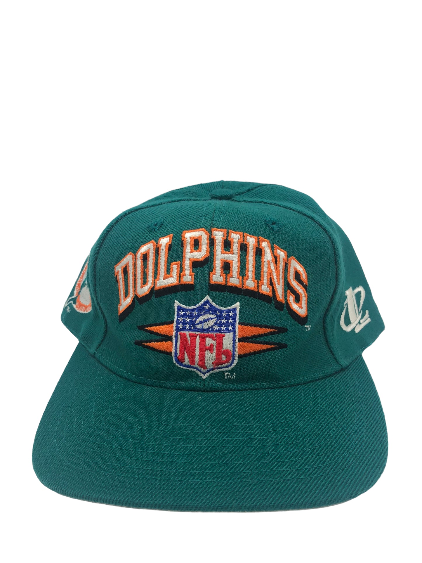 Miami Dolphins Logo Athletic Diamond SnapBack Hat –