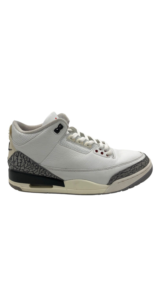 Used Air Jordan 3 White Cement Reimagined Sz 10.5M/12W