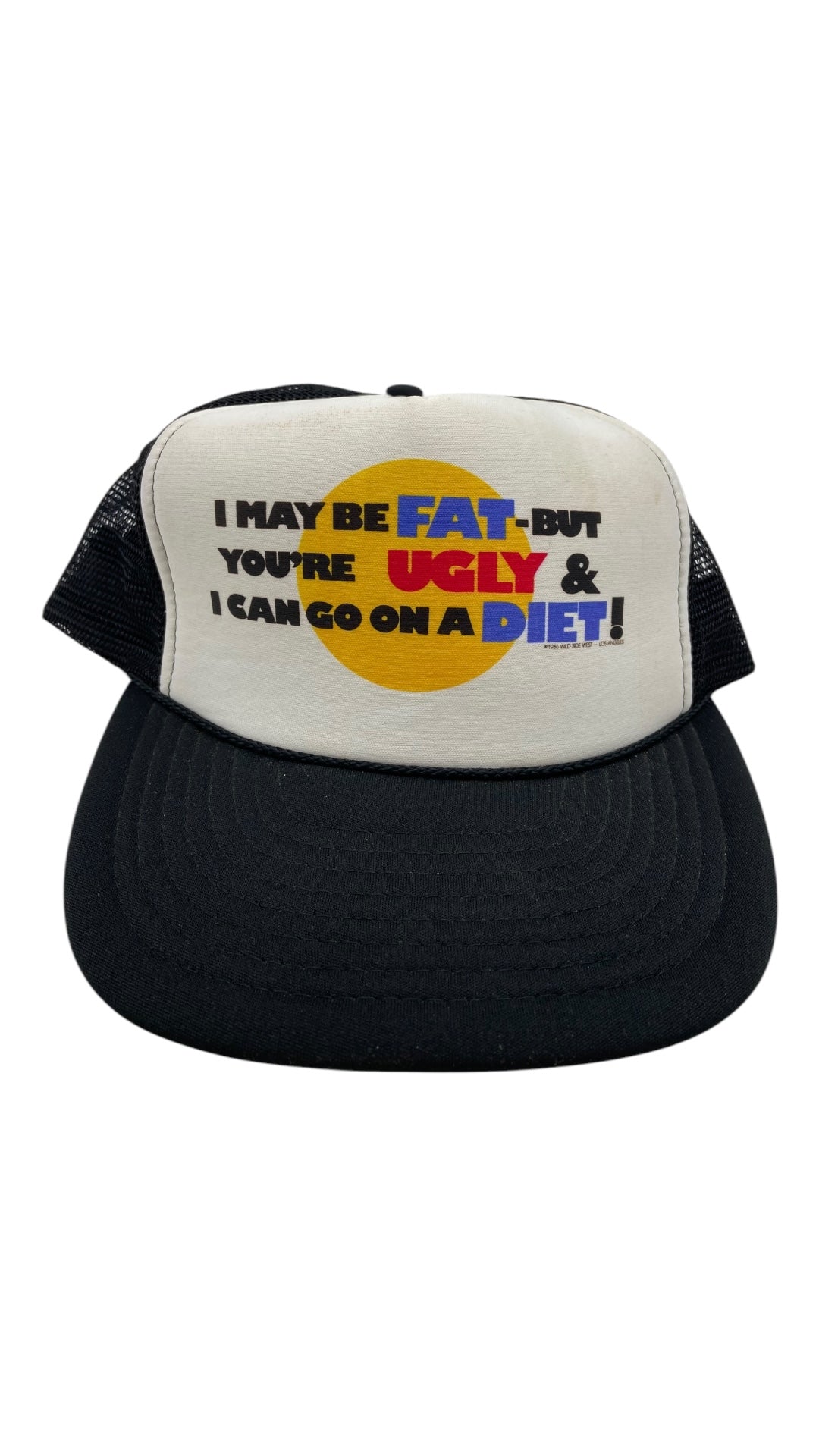 VTG I May Be Fat But Trucker Hat