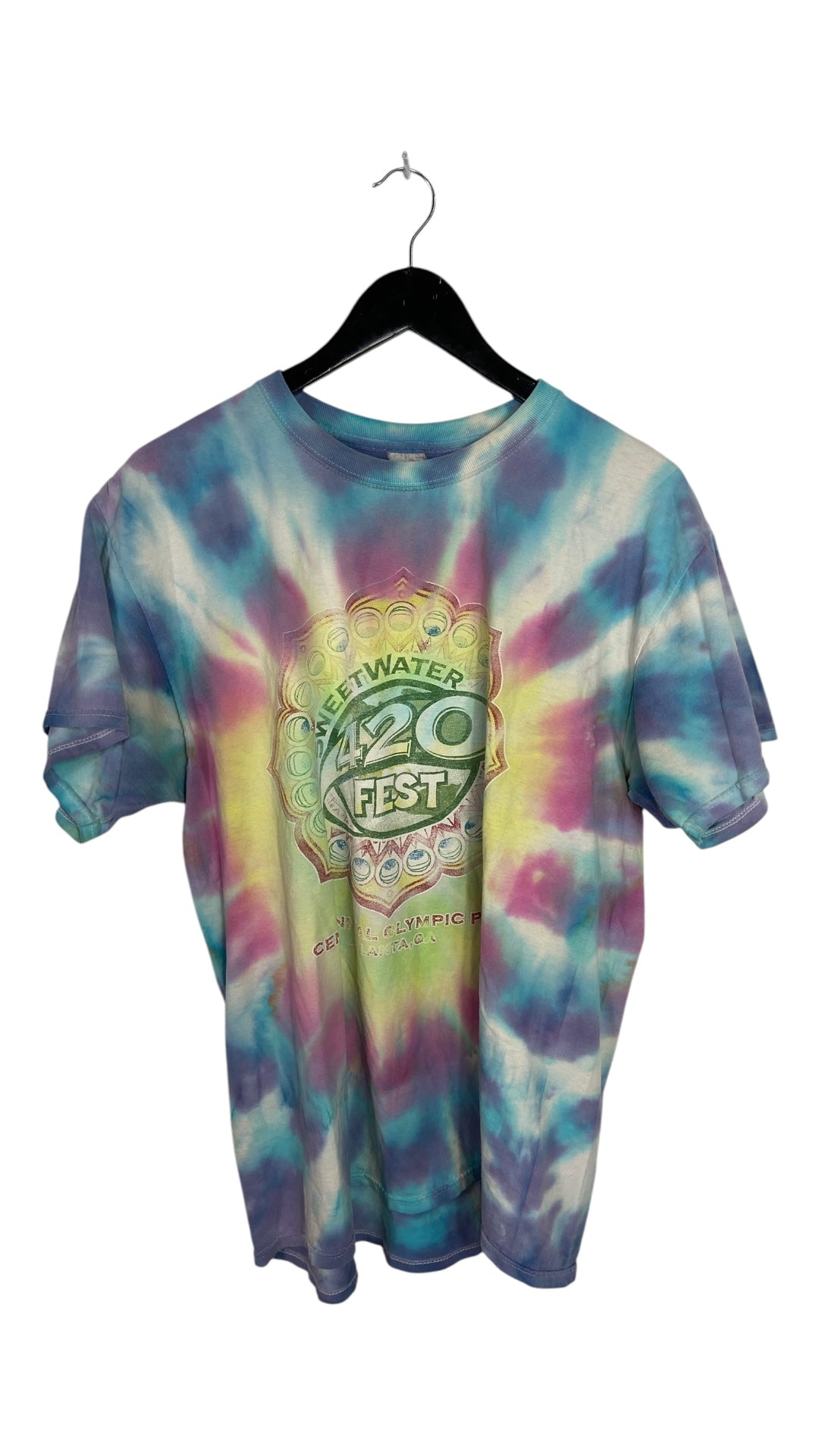 VTG Sweetwater 420 Fest Tie-Dye Tee Sz L