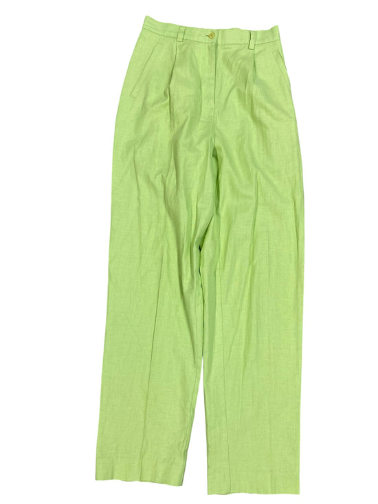 VTG Green Trouser Pants Sz 28x31