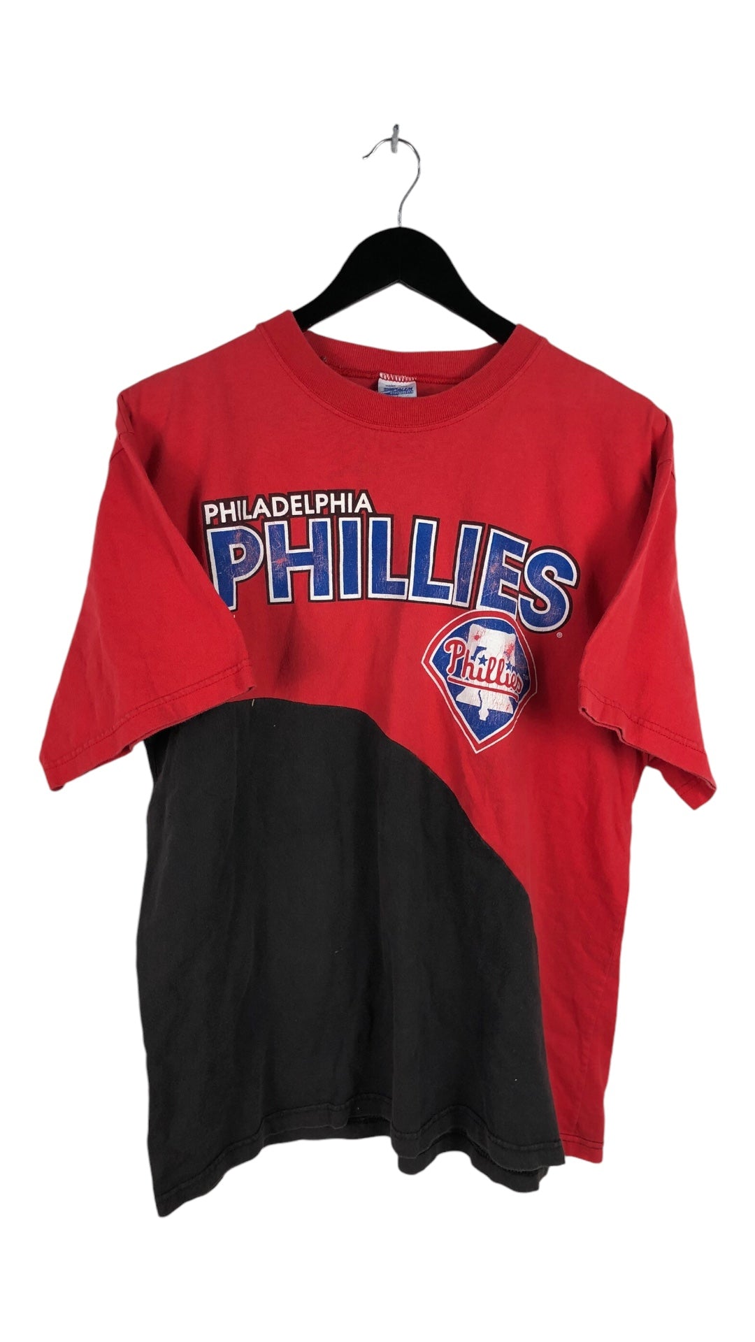 VTG Philadelphia Phillies “Color Block” Tee Sz L