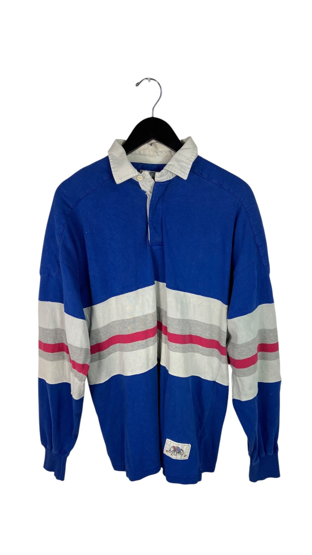 VTG Britches Blue/Pink Rugby Shirt Sz L/XL