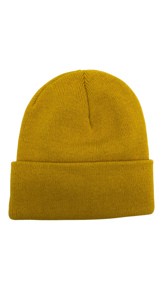 Preowned Yellow Stussy Beanie