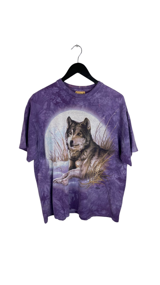 Y2K The Mountain Wolf Tie Dye Tee Sz XL