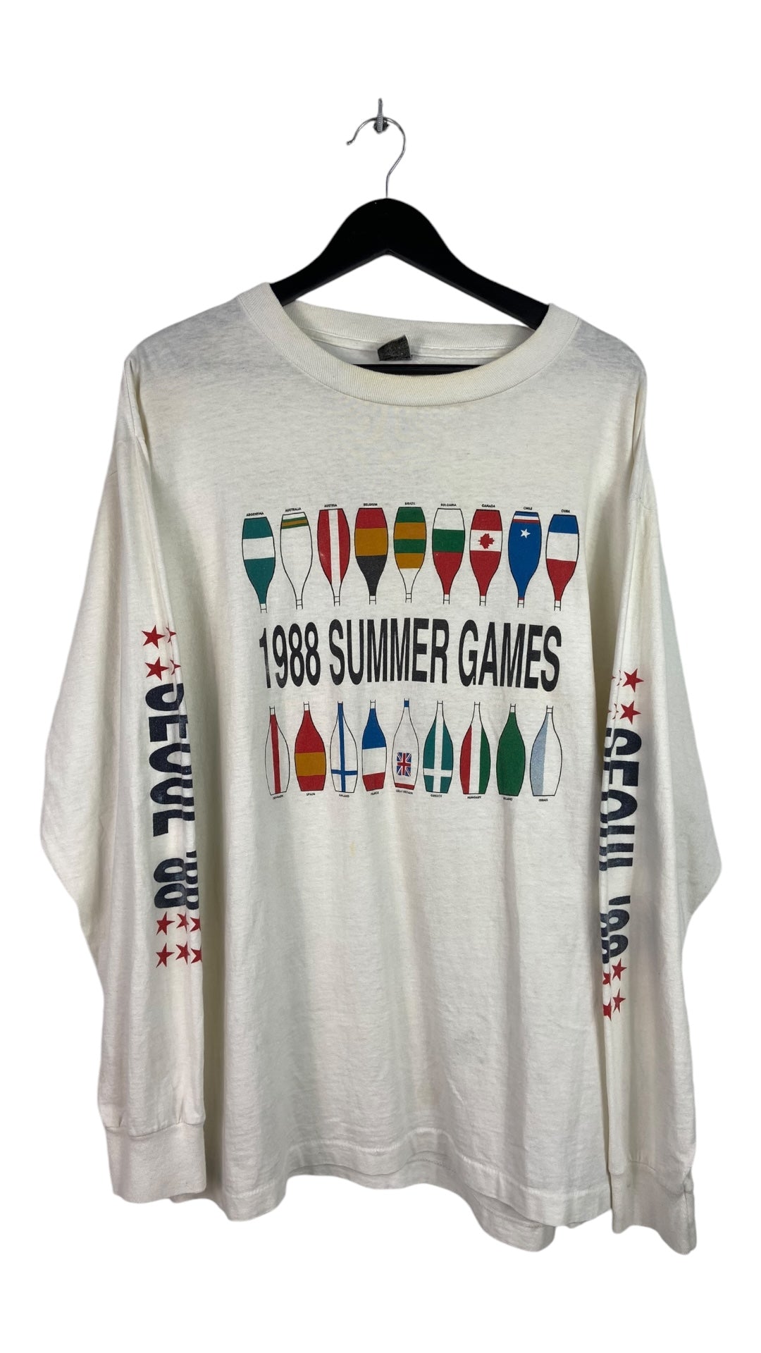 VTG Olympics 1988 Summer Games LS Tee Sz XL