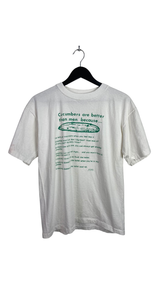 VTG "Cucumbers are better..." Tee Sz M