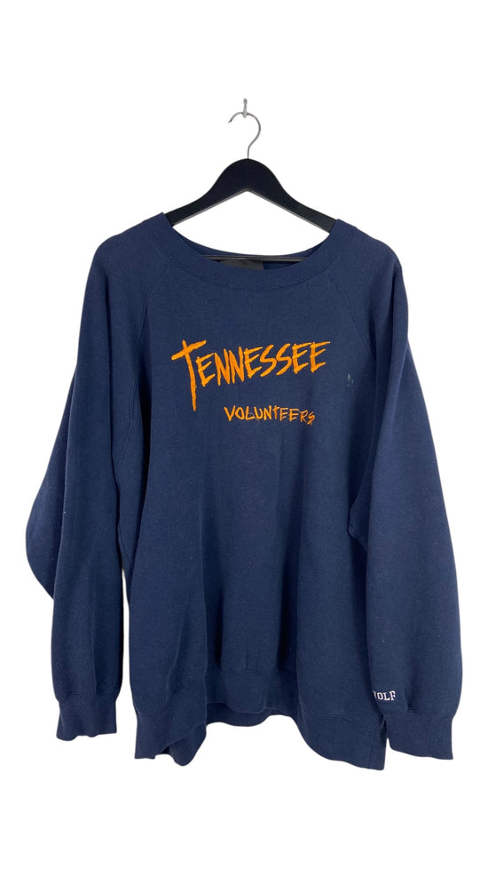 VTG Tennessee Volunteers Embroidered Sweatshirt Sz 2XL