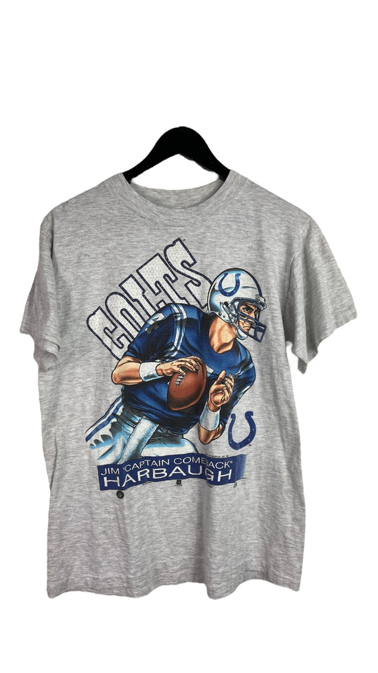 VTG Indianapolis Colts Jim Harbaugh Tee Sz L