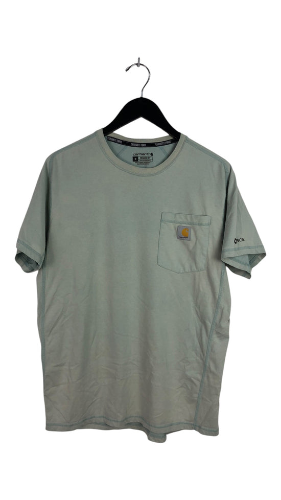 Carhartt Force Teal Pocket Tee Sz M