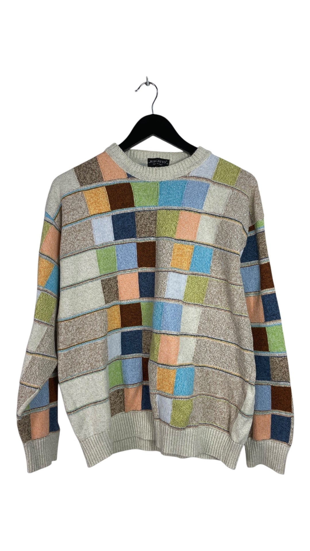 VTG Riscatto Italian Multicolor Sweater Sz L/XL