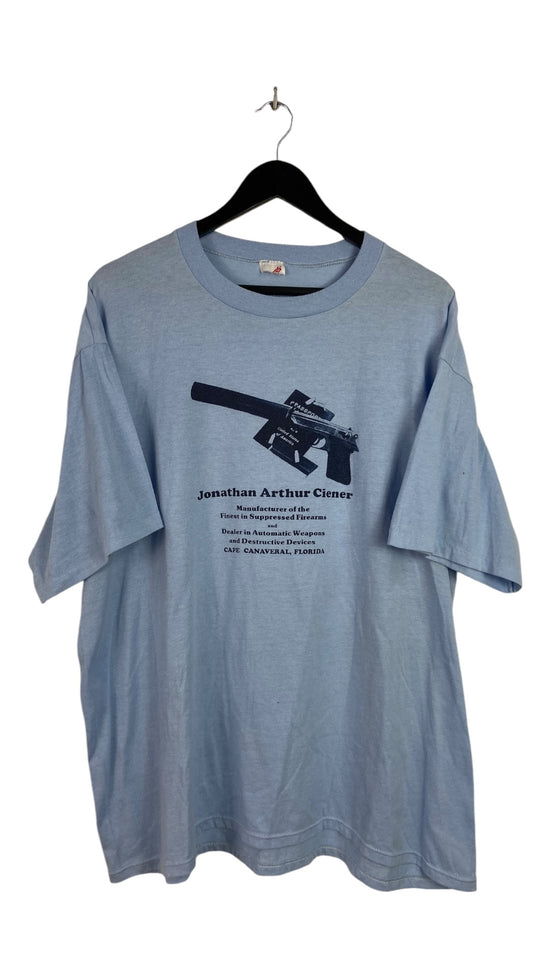 VTG Jonathan Arthur Ciener Suppressed Firearms Tee Sz XL/2XL