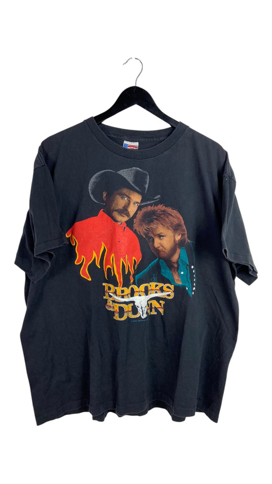 VTG Brooks & Dunn 93 Stampede Country Tee Sz XL/2XL