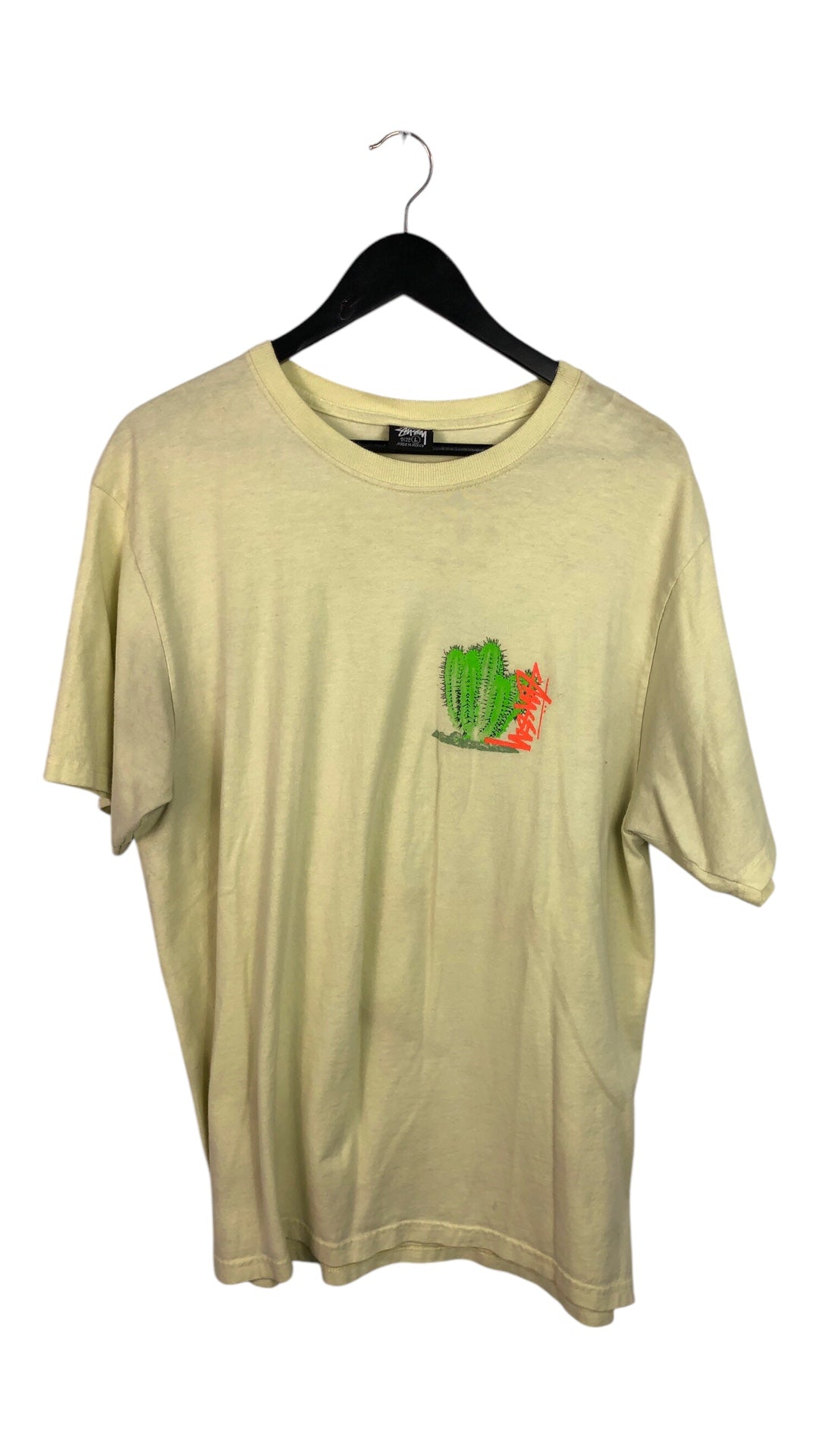 Preowned Stussy Cactus Tee Sz L