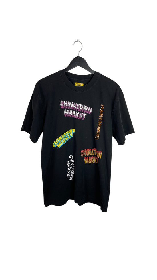 Chinatown Market Multi Logo Tee Sz L