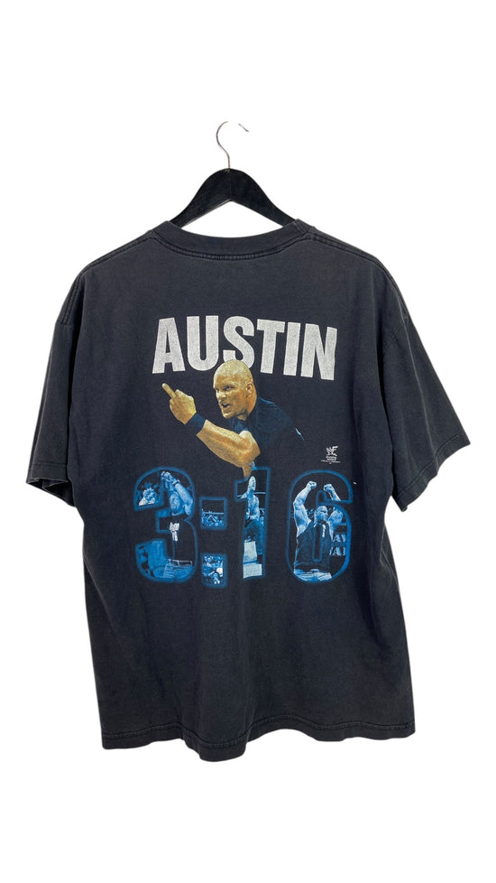 VTG Stone Cold Steve Austin Bottom Line Tee Sz XL