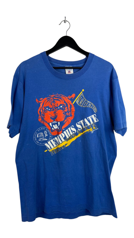 VTG Memphis State Tigers Graphic Tee Sz L