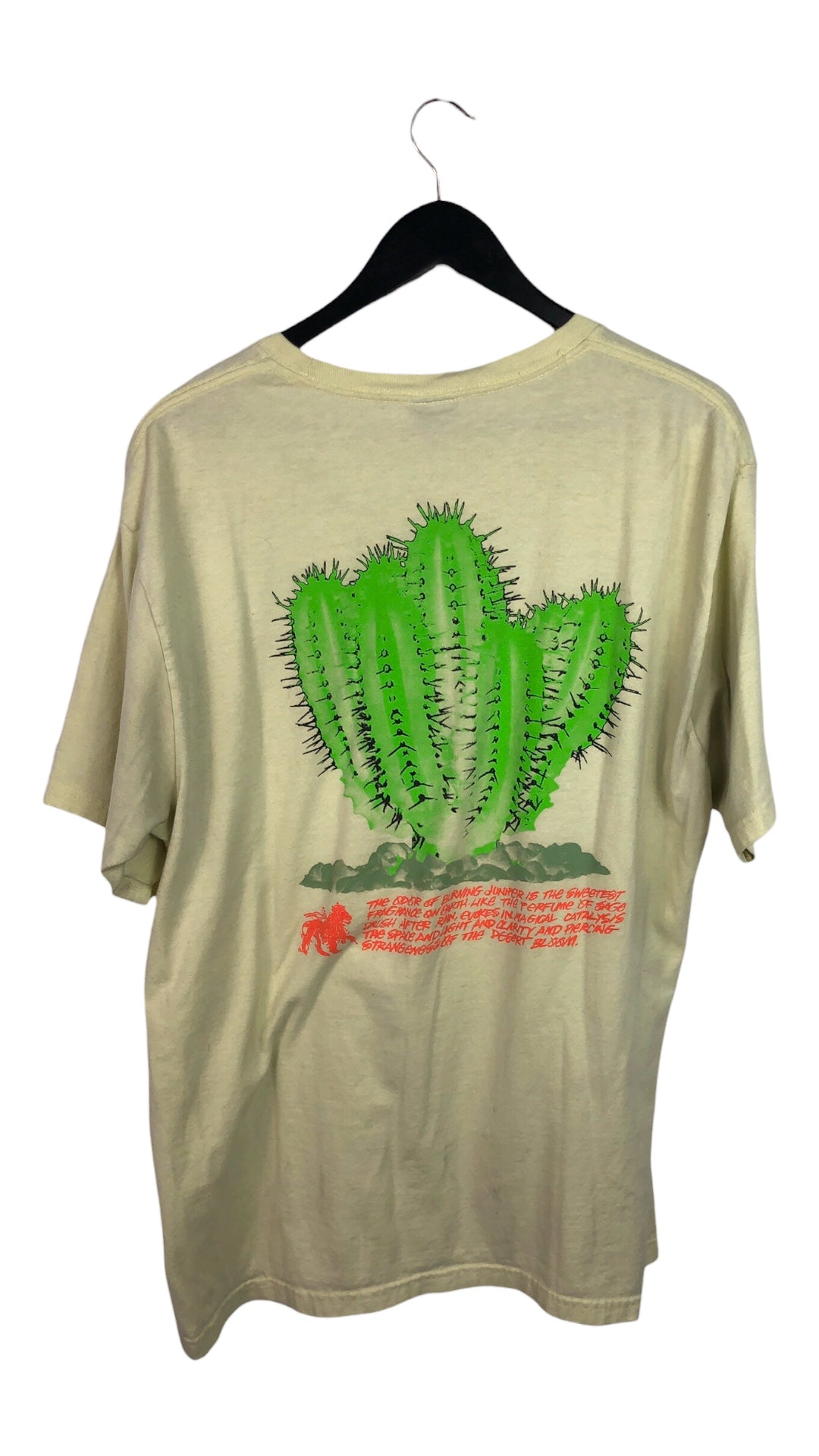 Preowned Stussy Cactus Tee Sz L