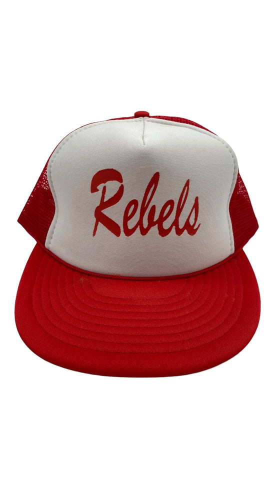 VTG Rebels White/Red Nissan Trucker Hat
