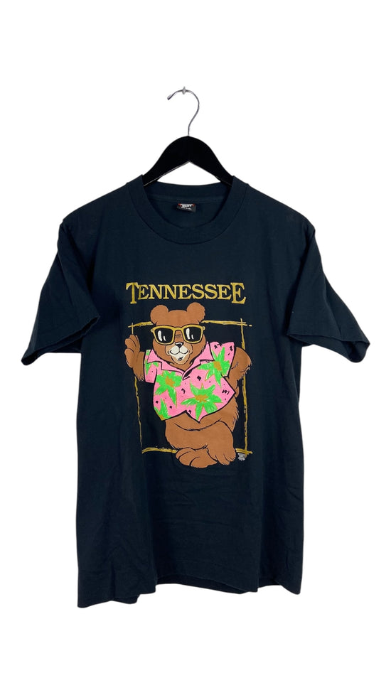 VTG Tennessee Floral Bear Tee Sz M/L