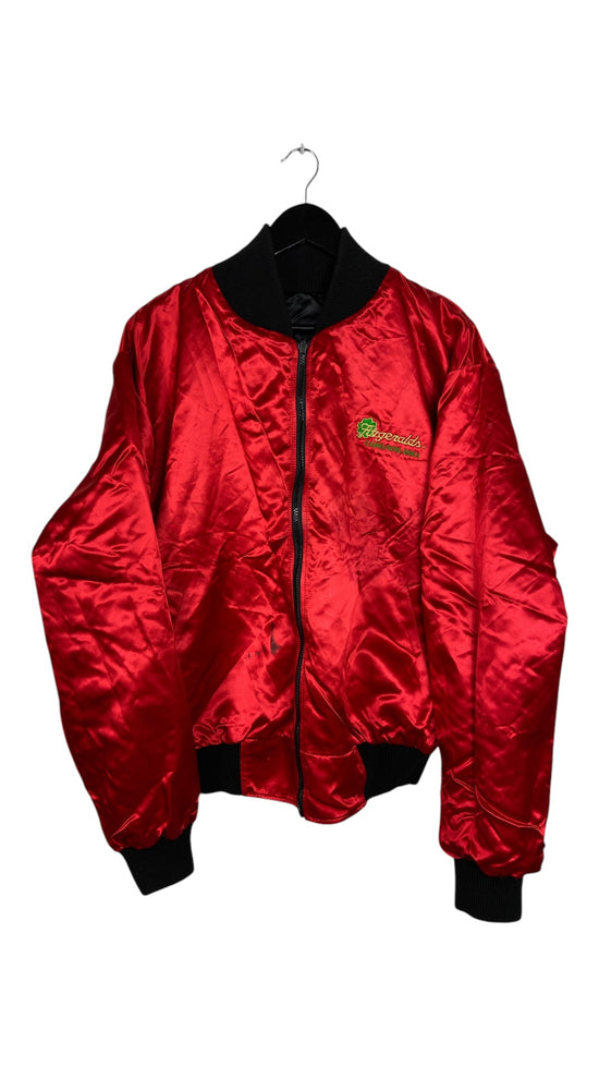 VTG Fitzgerald's Casino Reversible Bomber Sz L