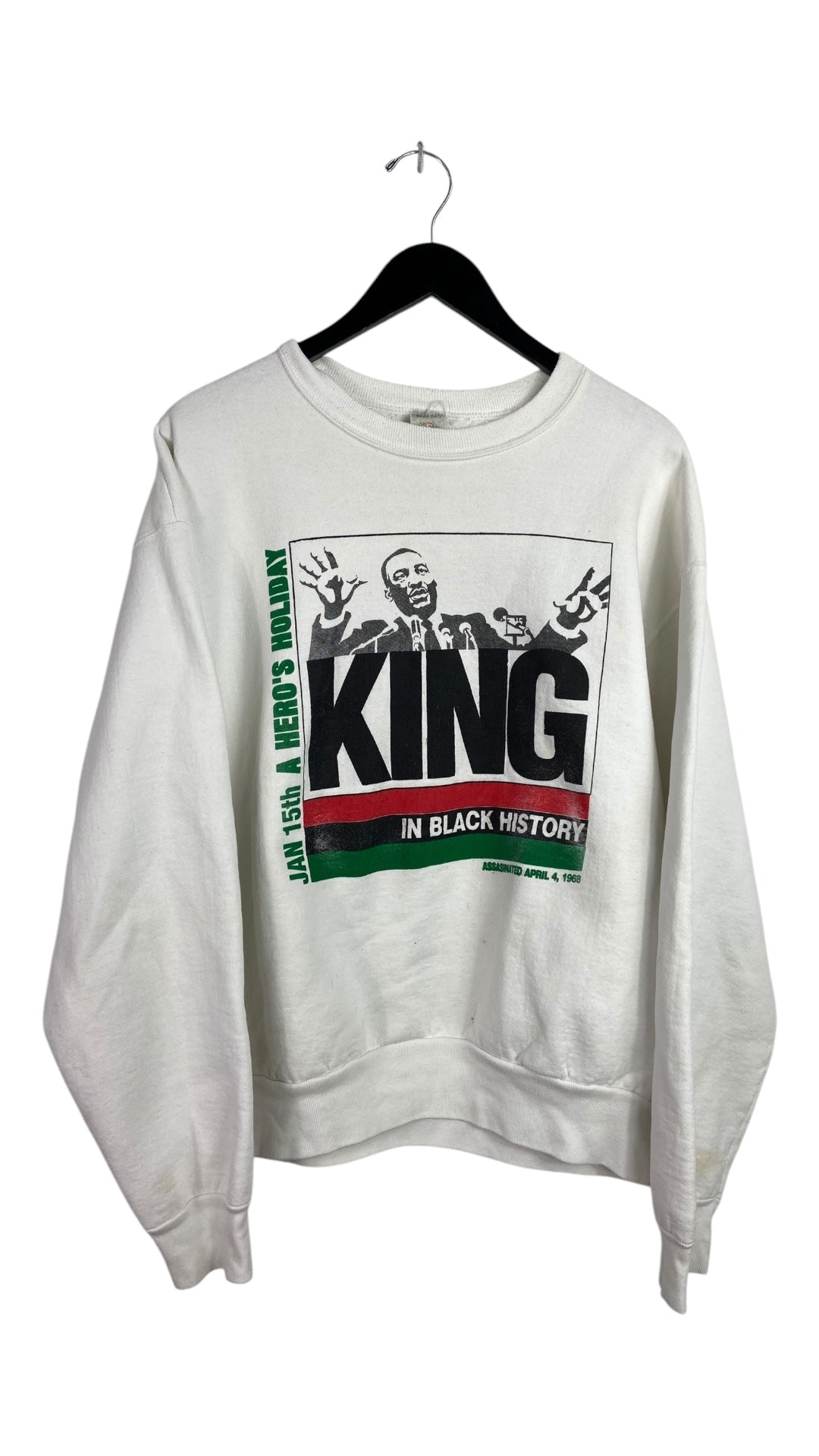 VTG Martin Luther King Memorial Sweater Sz L