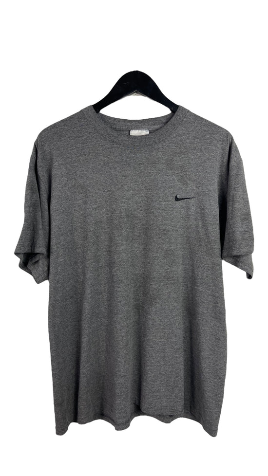 VTG Nike Mini Swoosh Grey Tee Sz M