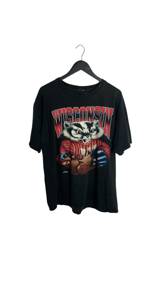 VTG Wisconsin Badgers Big Print Tee Sz XL
