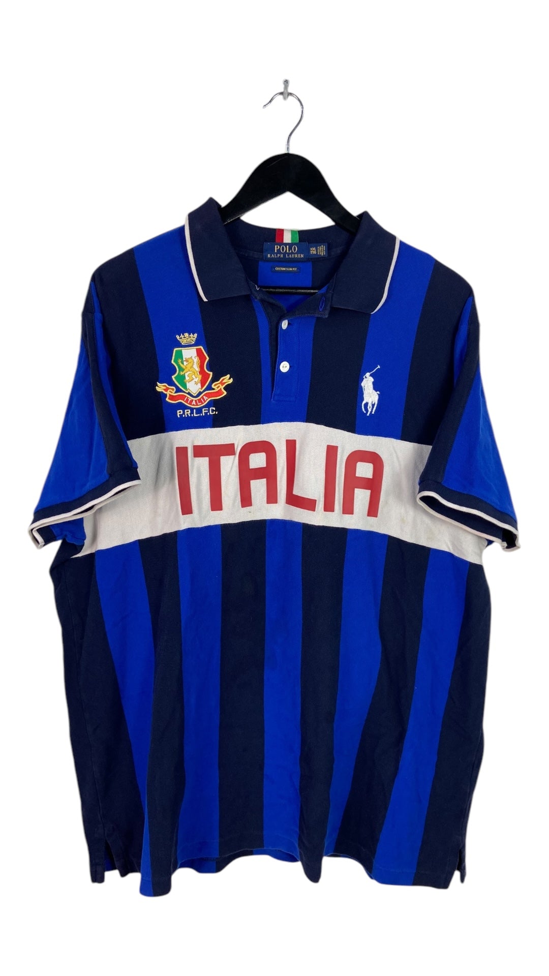 Y2K Polo Ralph Lauren FC Italia Jersey Polo Sz XXL