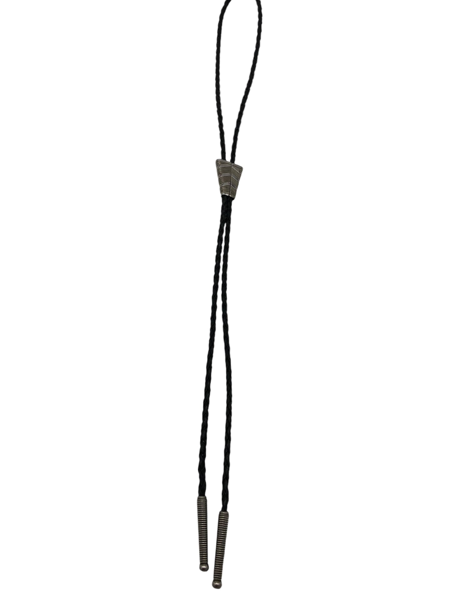 Silver Simple Bolo Tie