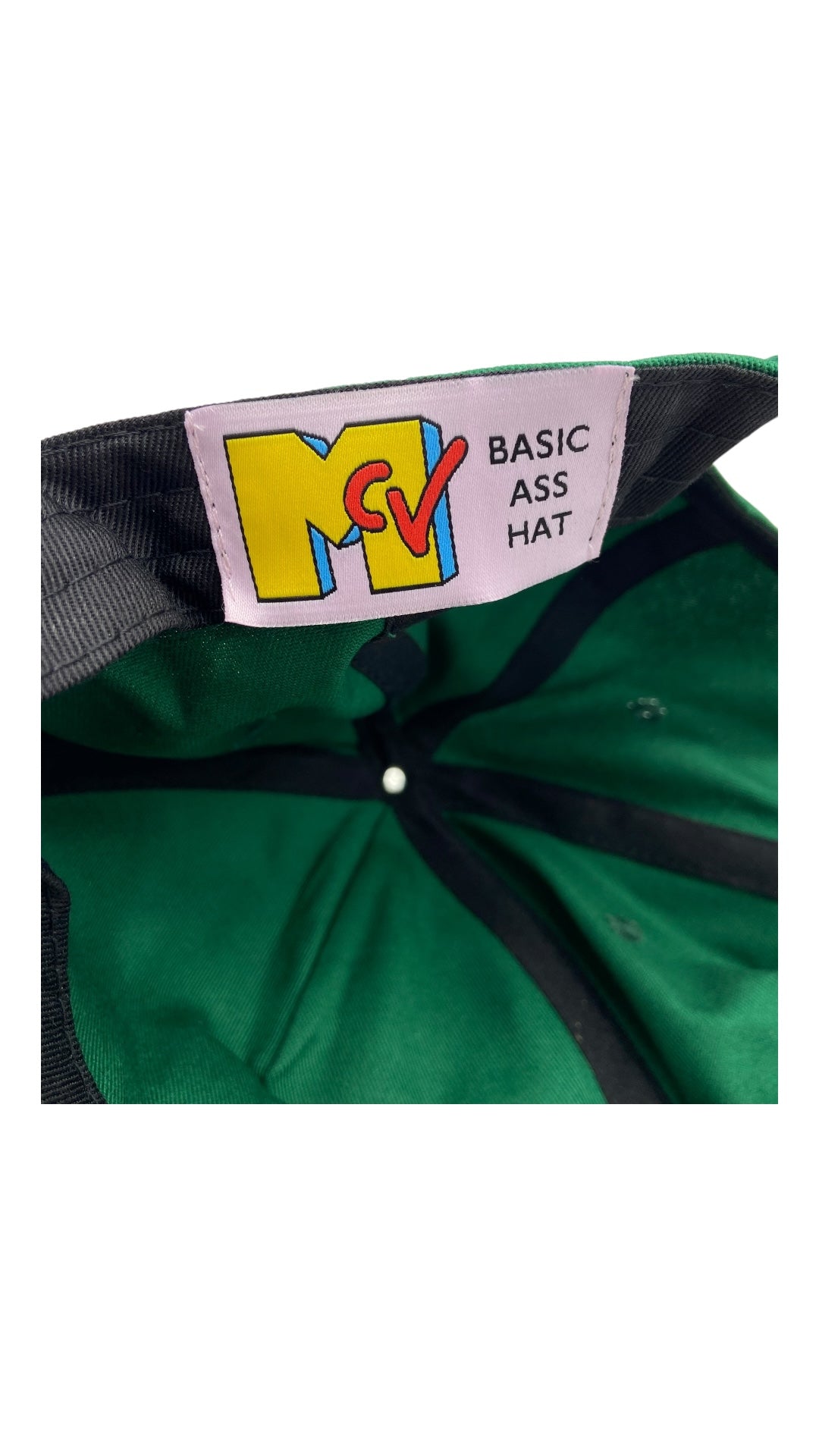 MCV Basic Ass Strapback Cap 'Green'