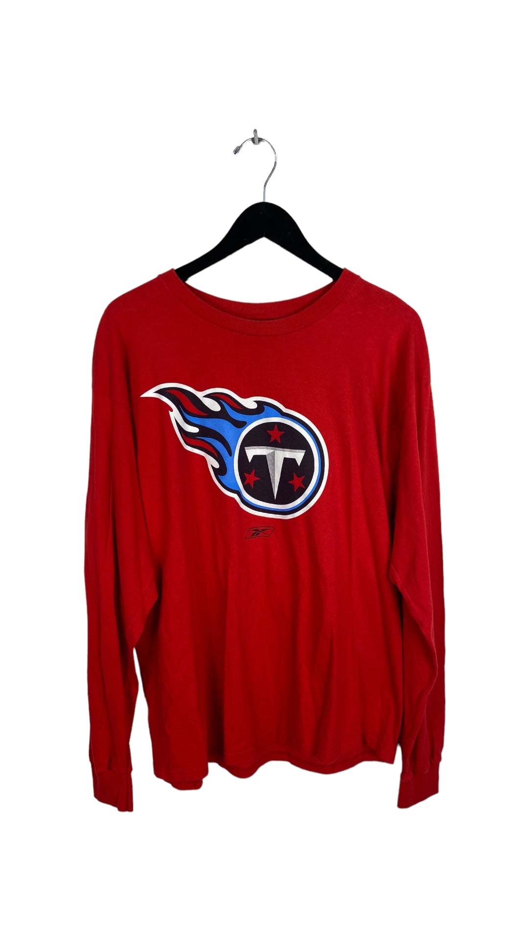 Y2K Tennessee Titans Red Reebok L/S Shirt Sz XL