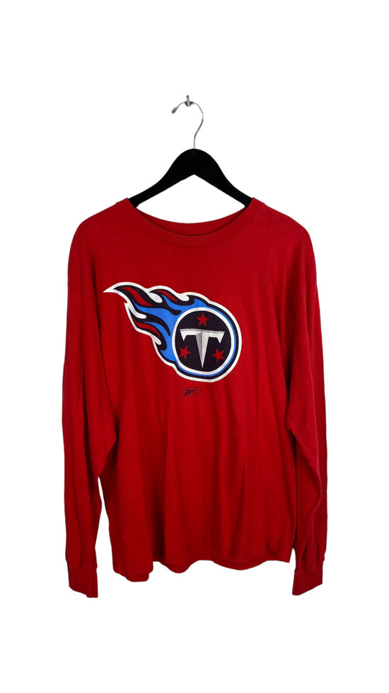 Y2K Tennessee Titans Red Reebok L/S Shirt Sz XL