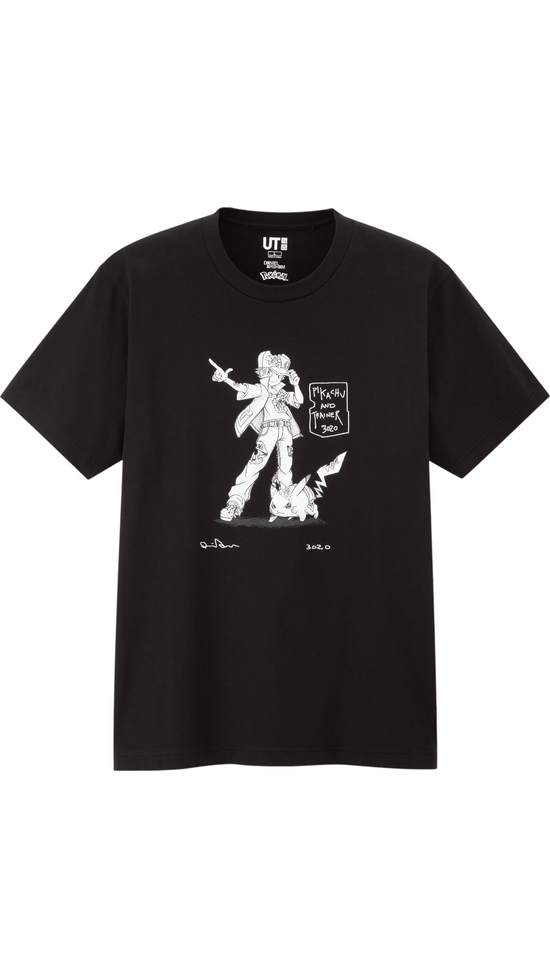 Daniel Arsham x Pokemon x Uniqlo Crystal Pokemon Trainer Tee Sz Med